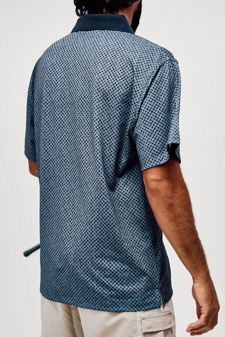 Labyrinth Polo 075362040-Navy / Western Sky