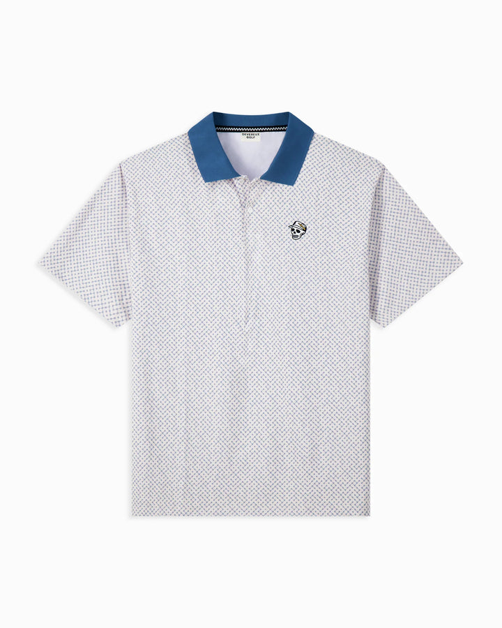 Labyrinth Polo 075362040-White / Marine Layer