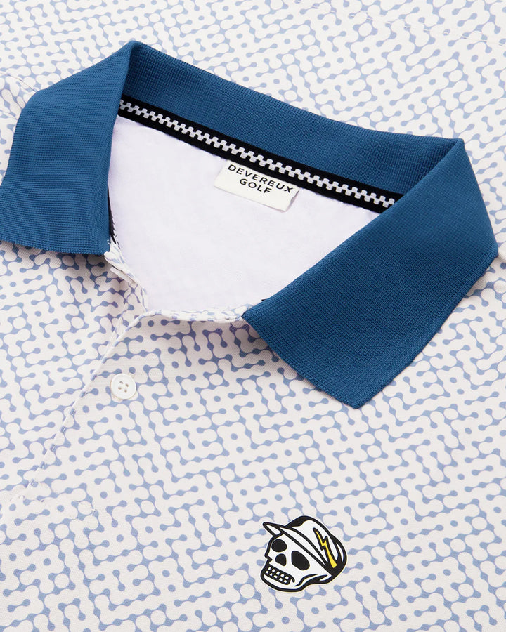 Labyrinth Polo 075362040-White / Marine Layer