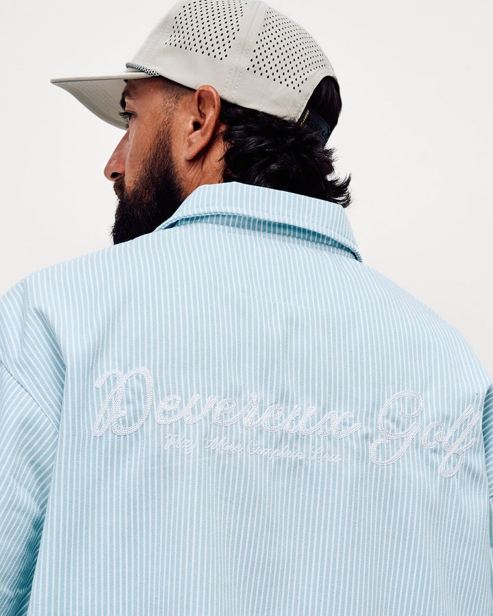 Mechanic QTR Zip 075362108-Marine Layer Pinstripe