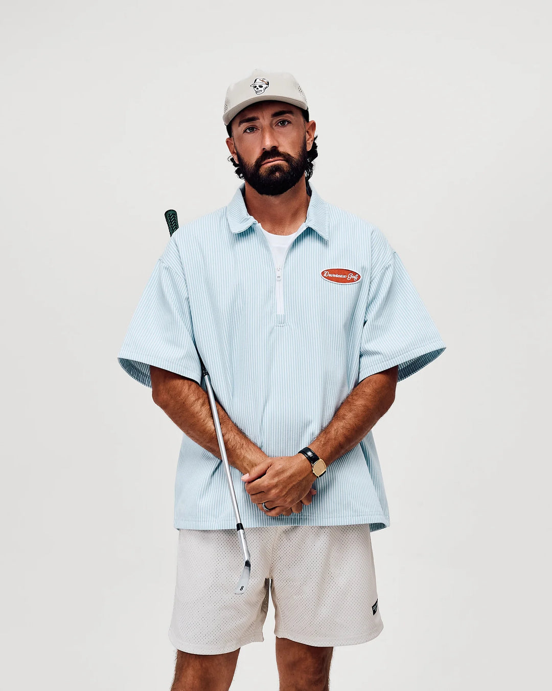 Mechanic QTR Zip 075362108-Marine Layer Pinstripe