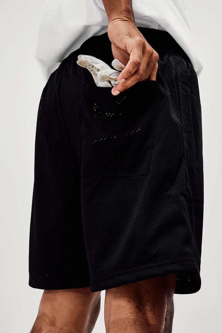 Golf Mesh Short 075362401-BLACK