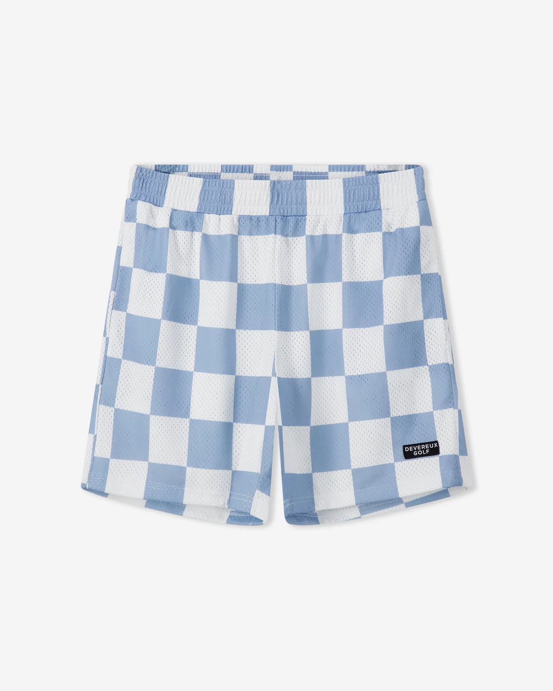 Printed Golf Mesh Short 075362402-Marine Layer Checker
