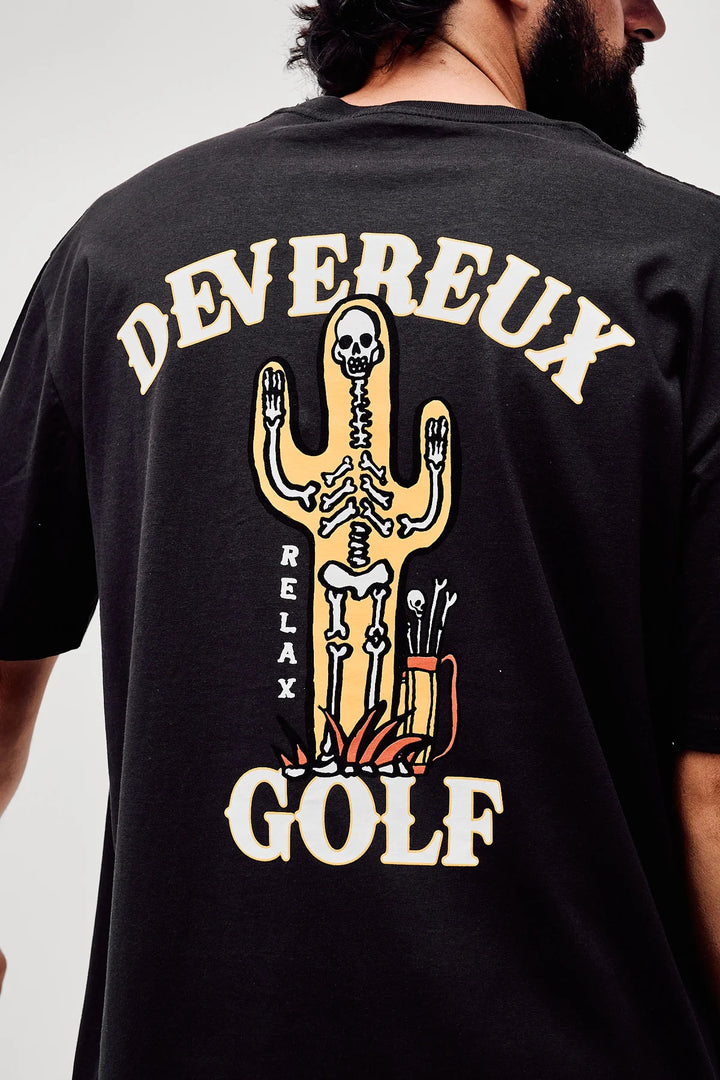 Voodoo Cactus Tee 075362022-Faded Black