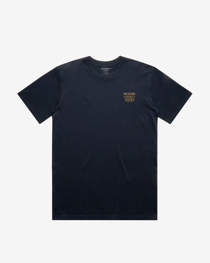 Western Goods Tee 075362024-NAVY