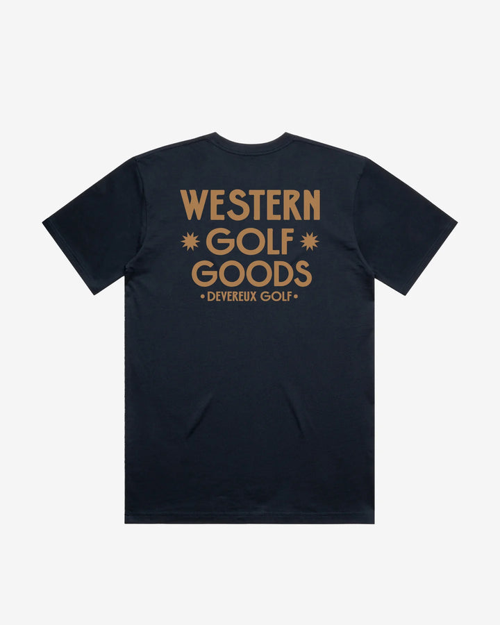 Western Goods Tee 075362024-NAVY
