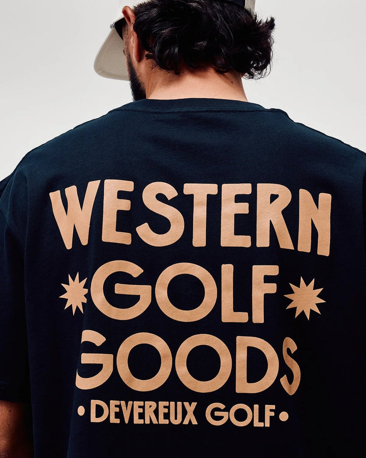 Western Goods Tee 075362024-NAVY