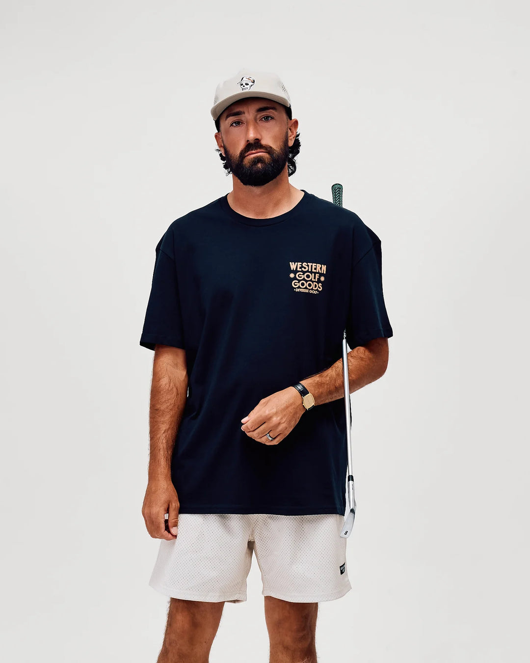 Western Goods Tee 075362024-NAVY