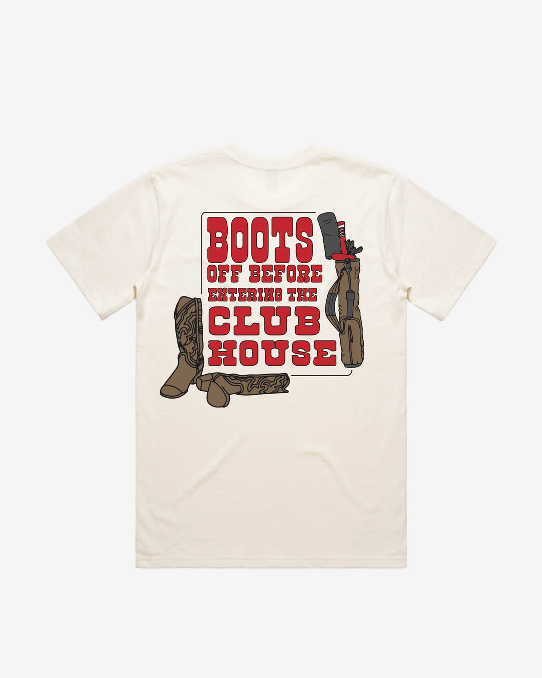 Boots Off Tee 075362027-ECRU