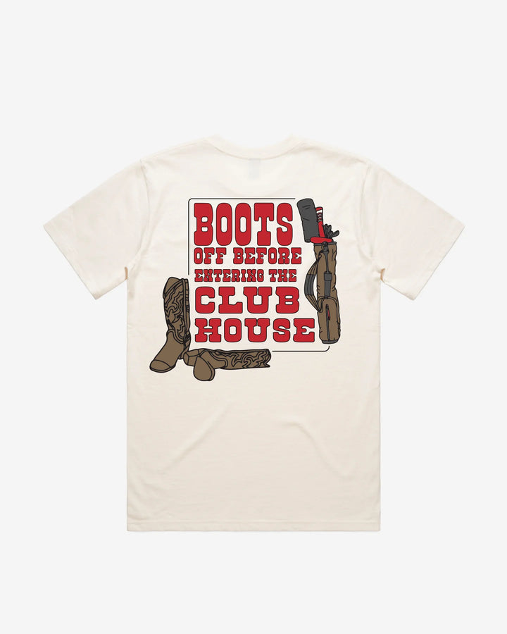 Boots Off Tee 075362027-ECRU