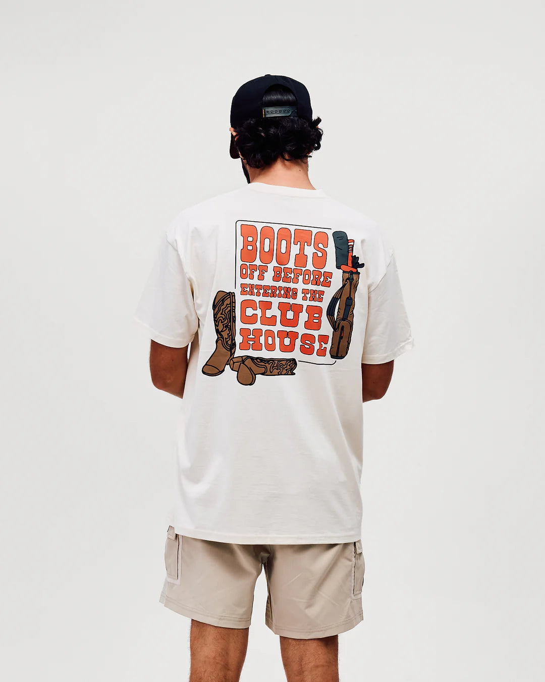 Boots Off Tee 075362027-ECRU
