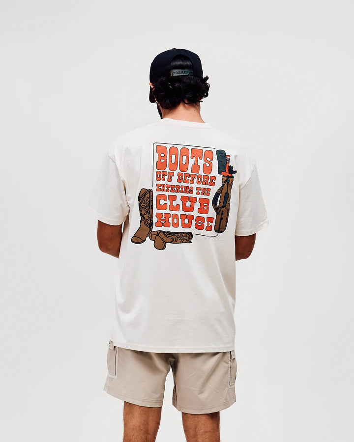 Boots Off Tee 075362027-ECRU