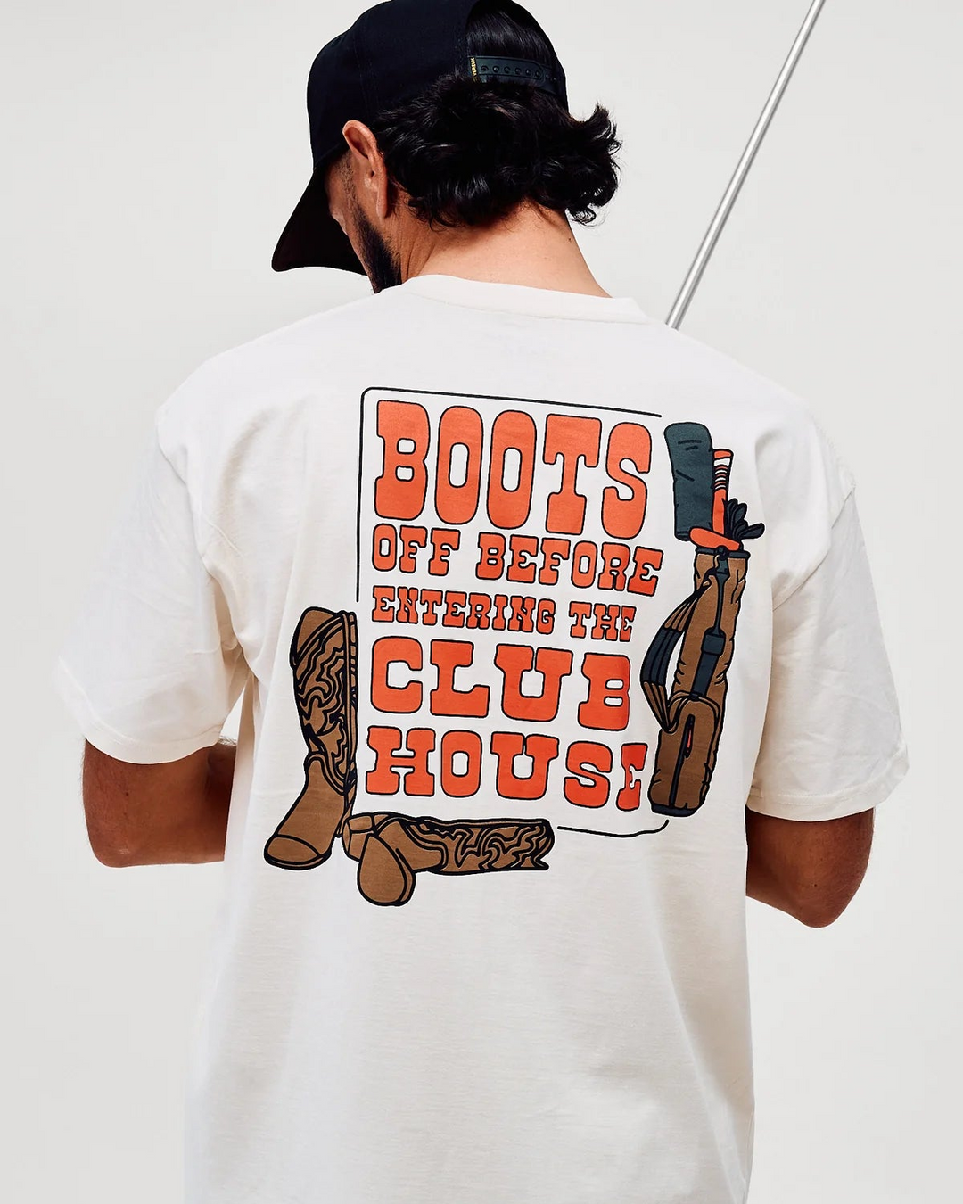 Boots Off Tee 075362027-ECRU