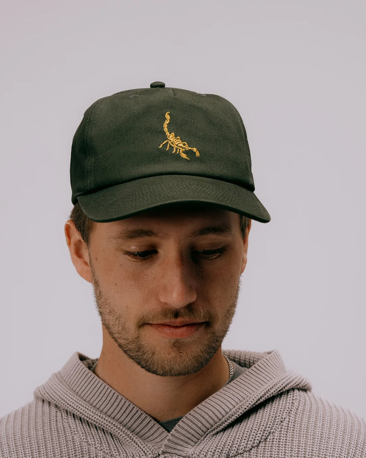 Heffy Scorpion Hat 075362864- FOREST GREEN