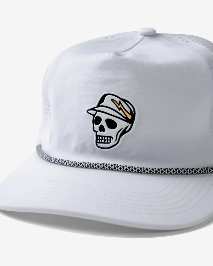 Skull Caddie Performance Rope Hat 075362860-WHITE