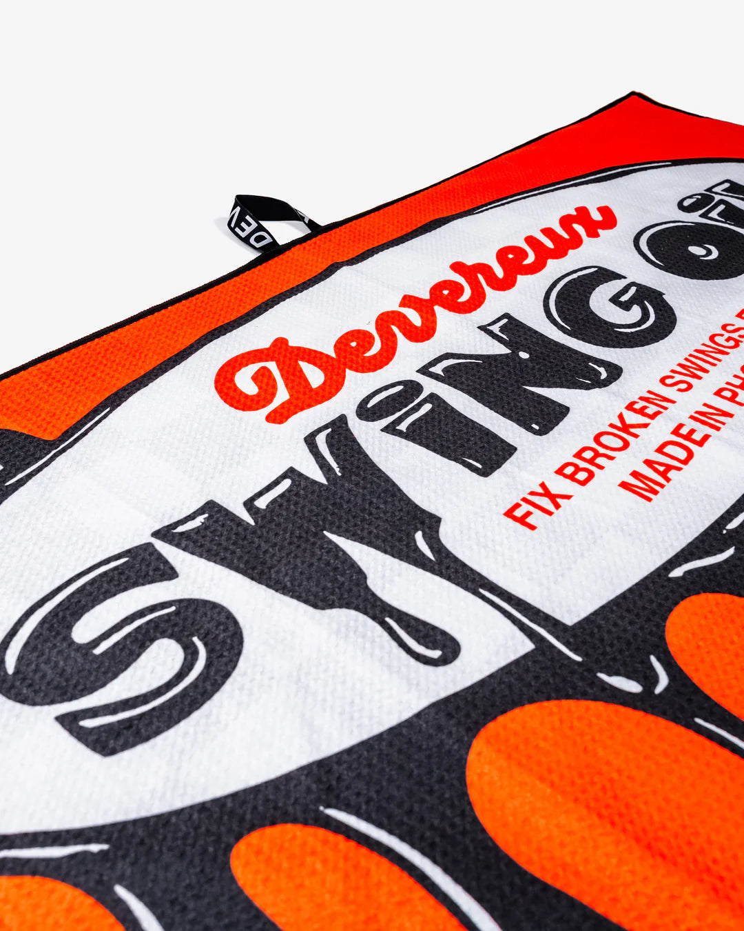 Swing Oil Golf Towel  075362870-ORANGE