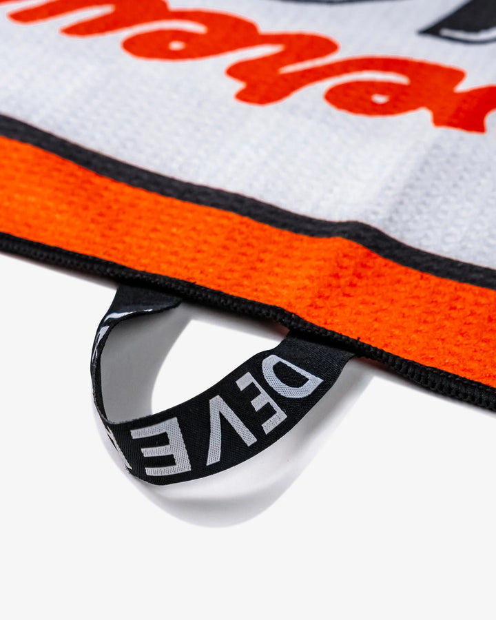 Swing Oil Golf Towel  075362870-ORANGE