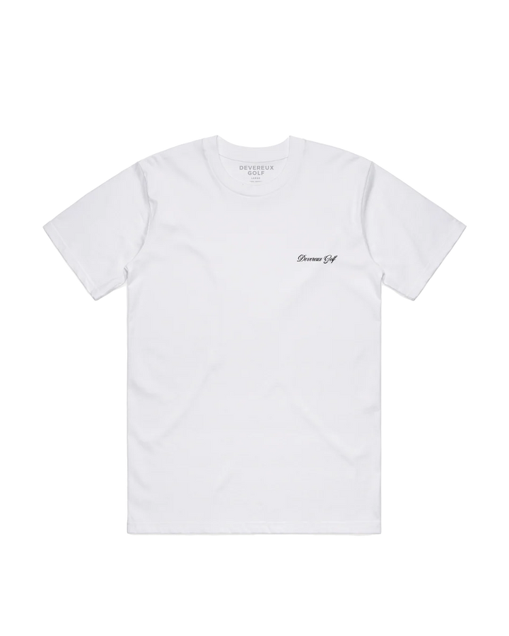 Script Skull Tee 075362001-WHITE