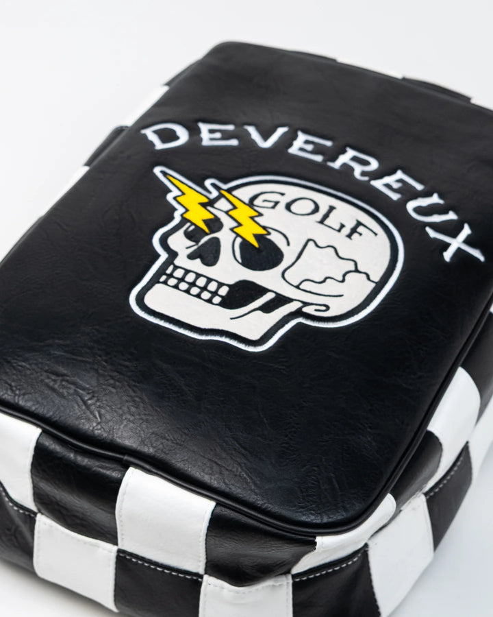 Shocker Skull Check Shoe Bag 075364856-BLACK