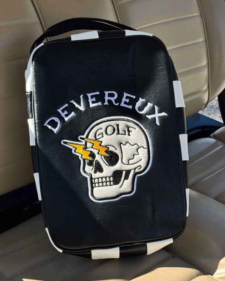 Shocker Skull Check Shoe Bag 075364856-BLACK