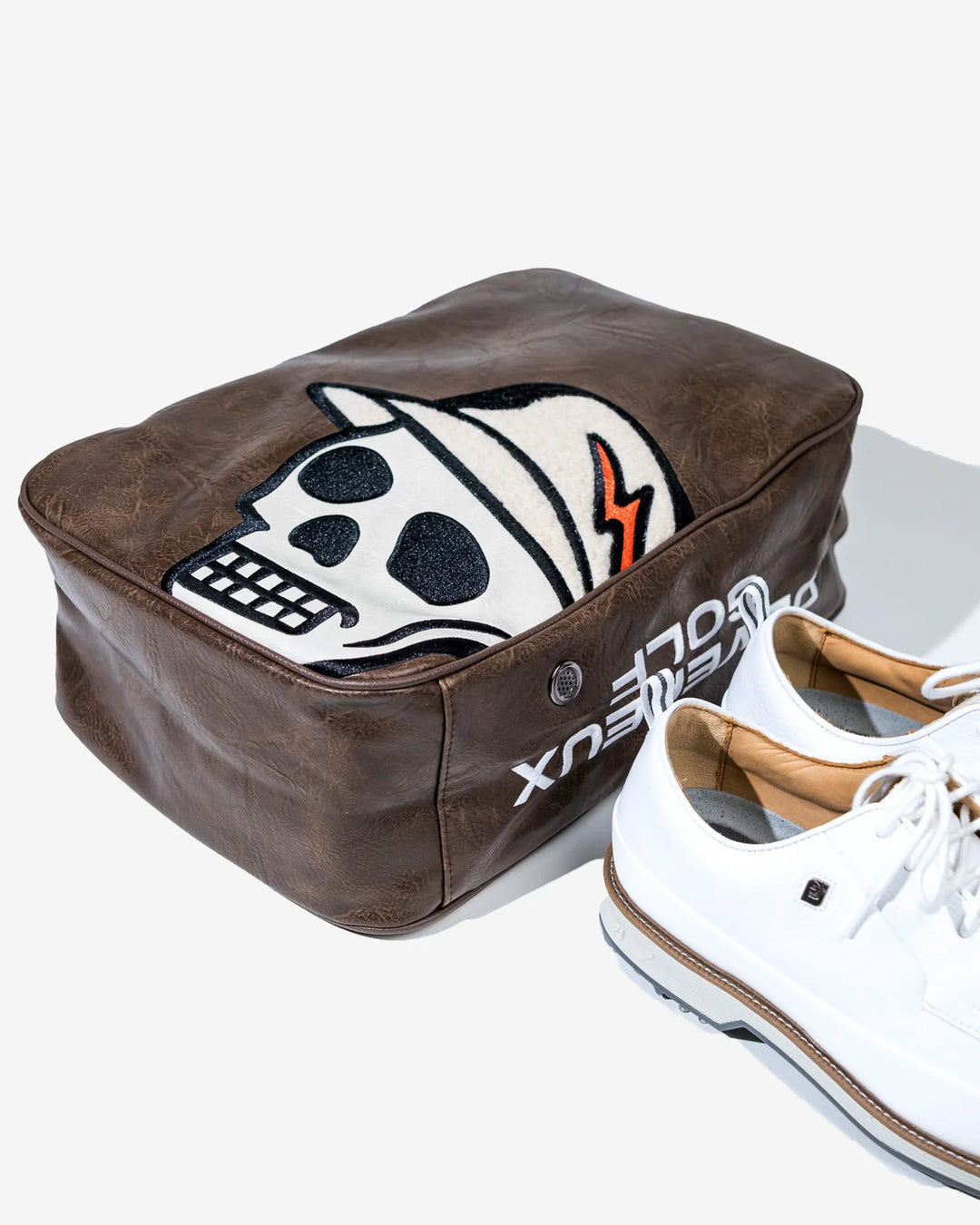 Skull Caddie Shoe Bag 075362842-BROWN