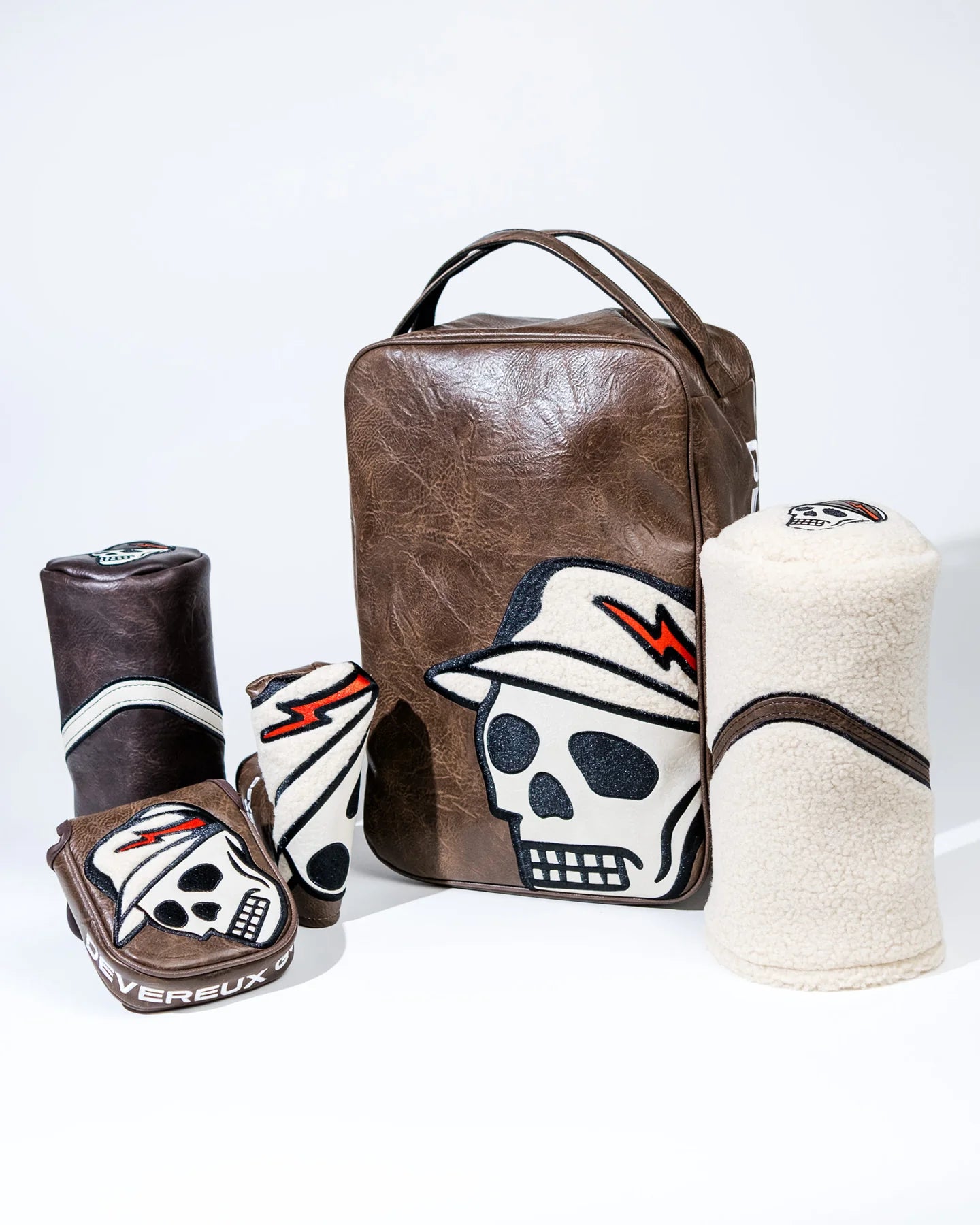 Skull Caddie Shoe Bag 075362842-BROWN