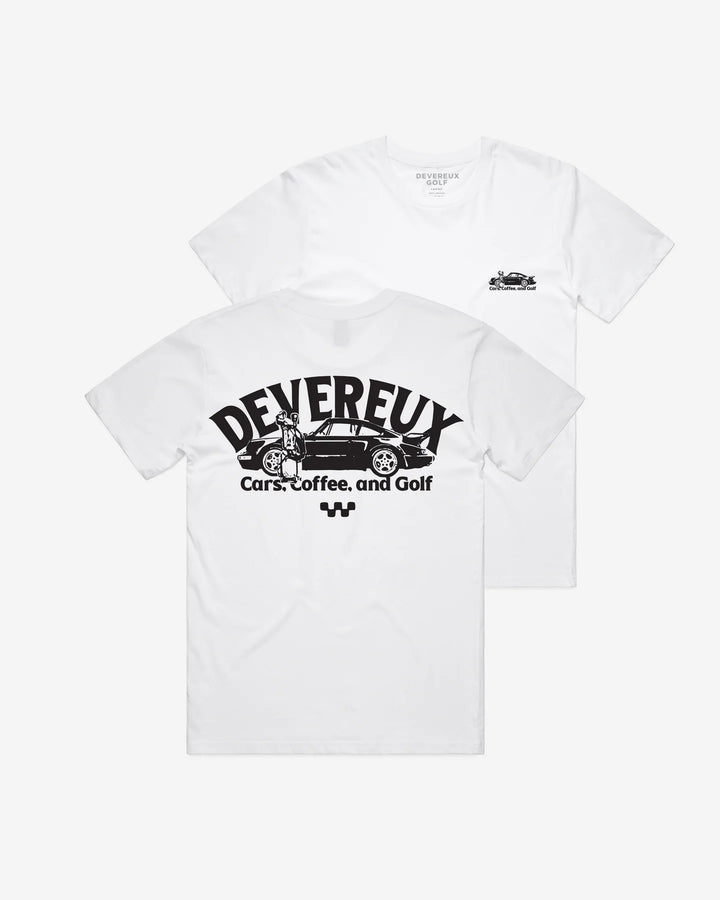 Cars, Coffee and Golf Tee 075354001-WHITE