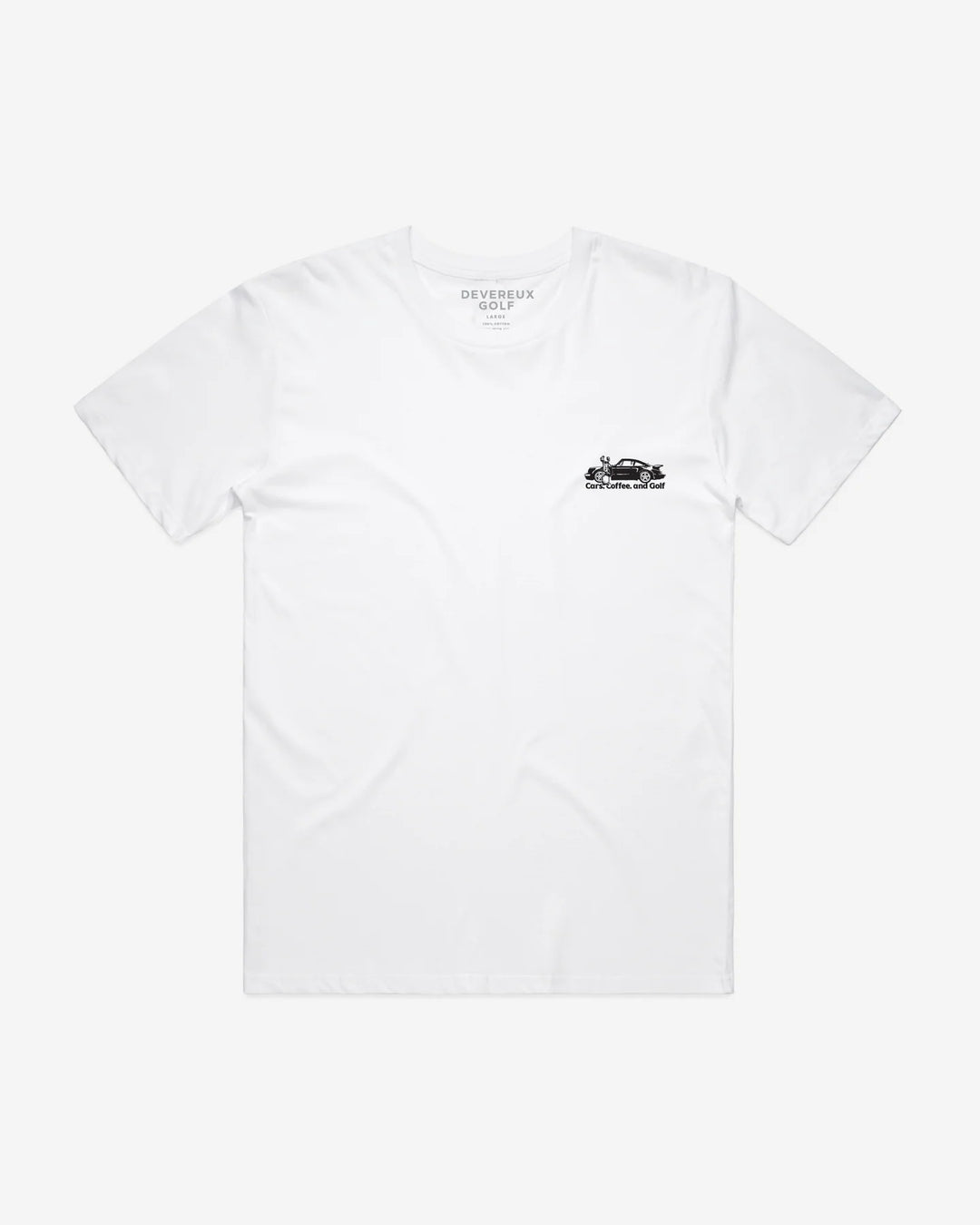 Cars, Coffee and Golf Tee 075354001-WHITE