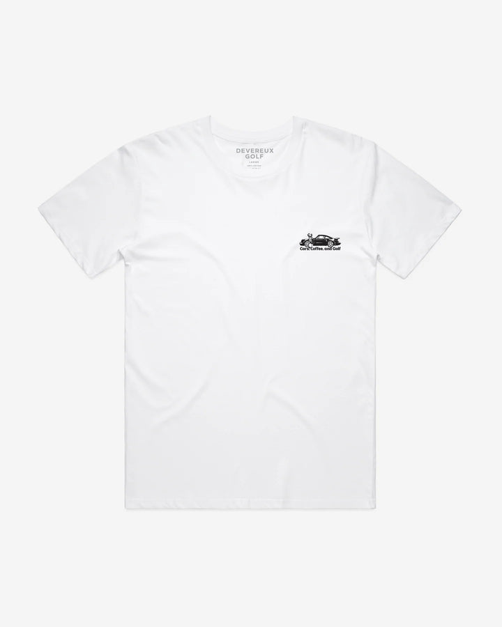 Cars, Coffee and Golf Tee 075354001-WHITE