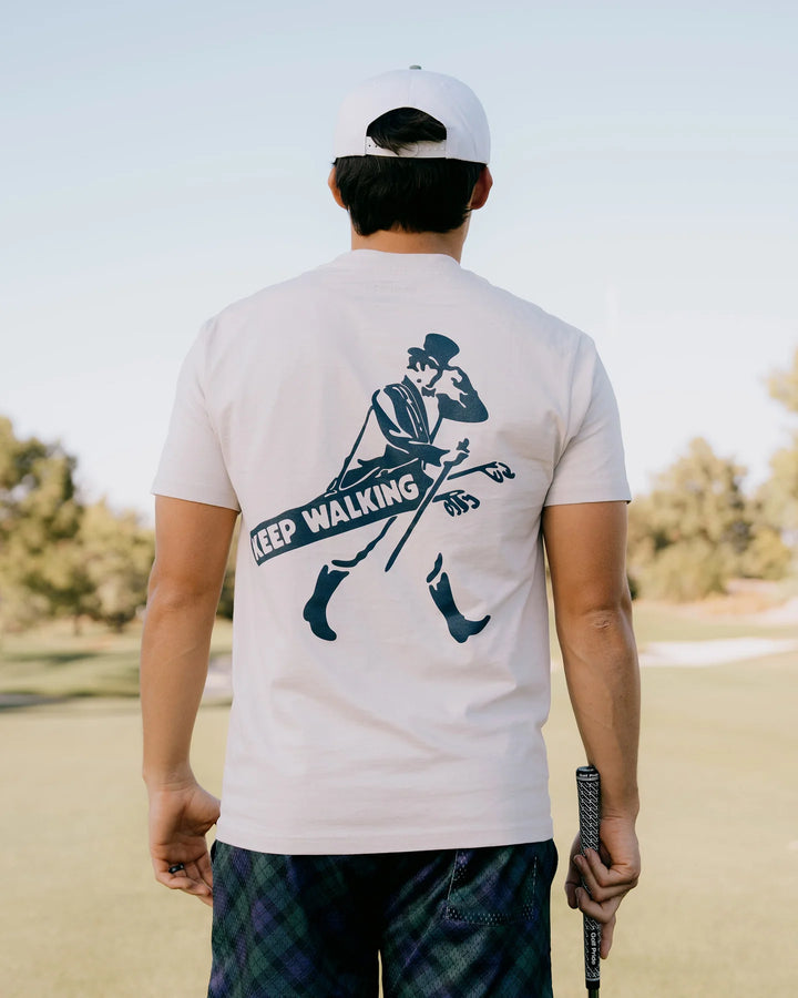 Keep Walking Tee 075352002-BONE
