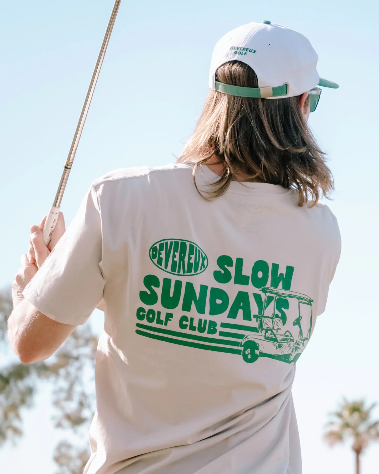 Slow Sunday Tee 075352008-BONE