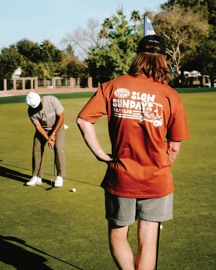 Slow Sunday Tee 075352008-CLAY