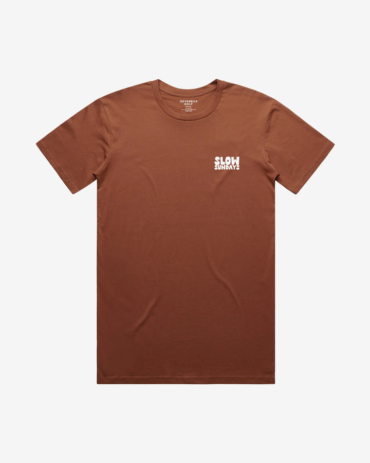 Slow Sunday Tee 075352008-CLAY