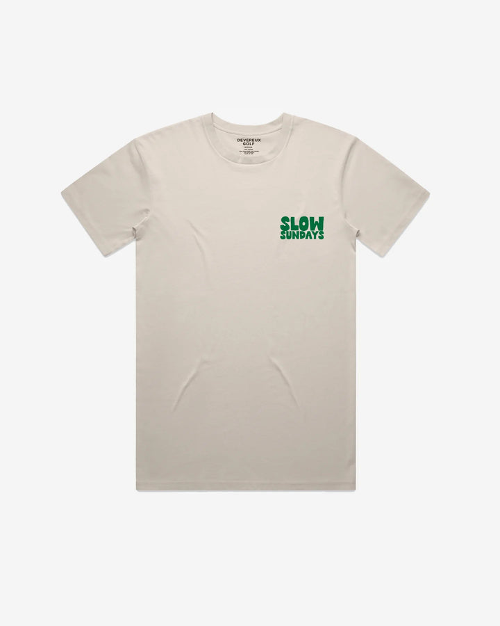 Slow Sunday Tee 075352008-BONE