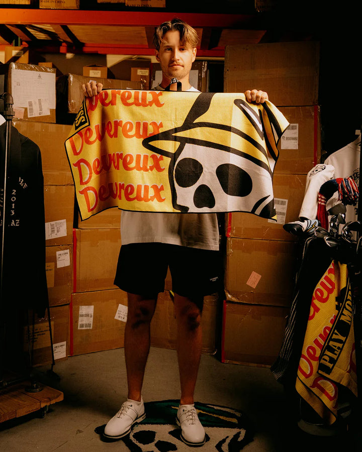 Skull Caddie Tour Truck Golf Towel 075354808-YELLOW