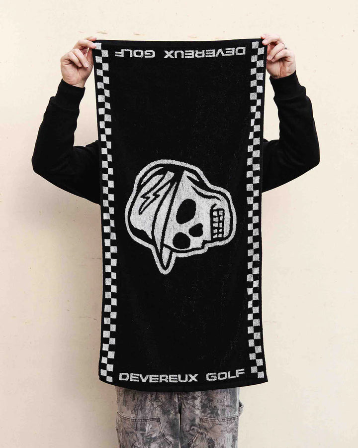 Skull Caddie Towel 075362843-BLACK