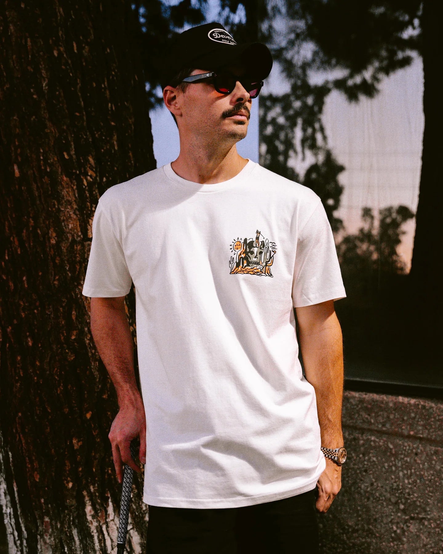 Skull Mountain Tee 075352006-NATURAL