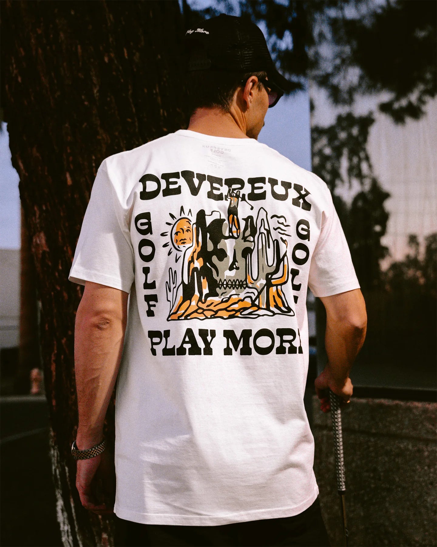Skull Mountain Tee 075352006-NATURAL