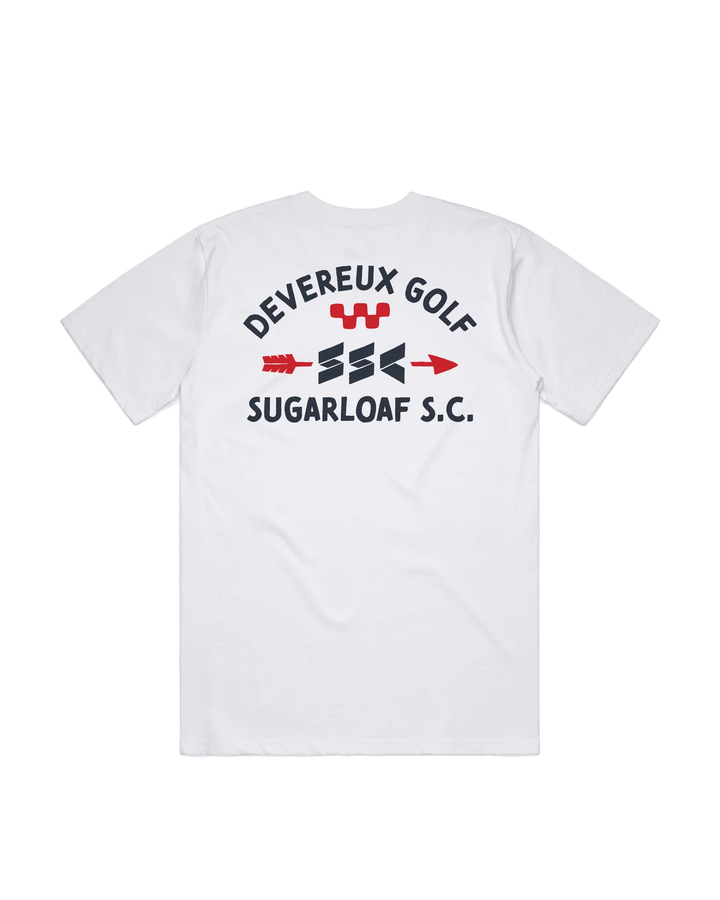 Sugarloaf DVRX Skull Caddie Tee 075362009-WHITE