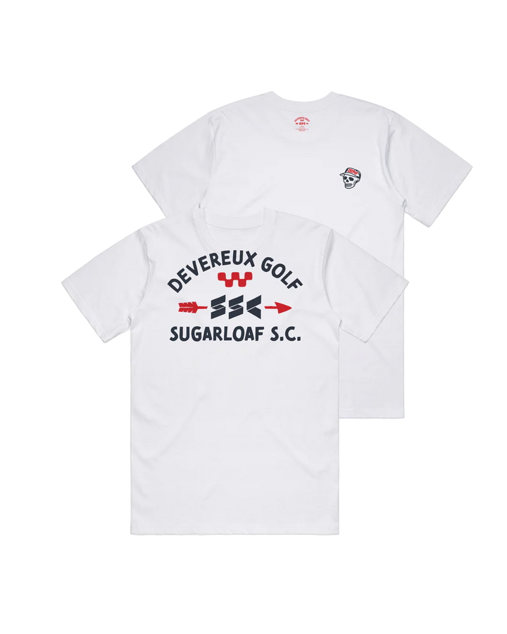 Sugarloaf DVRX Skull Caddie Tee 075362009-WHITE