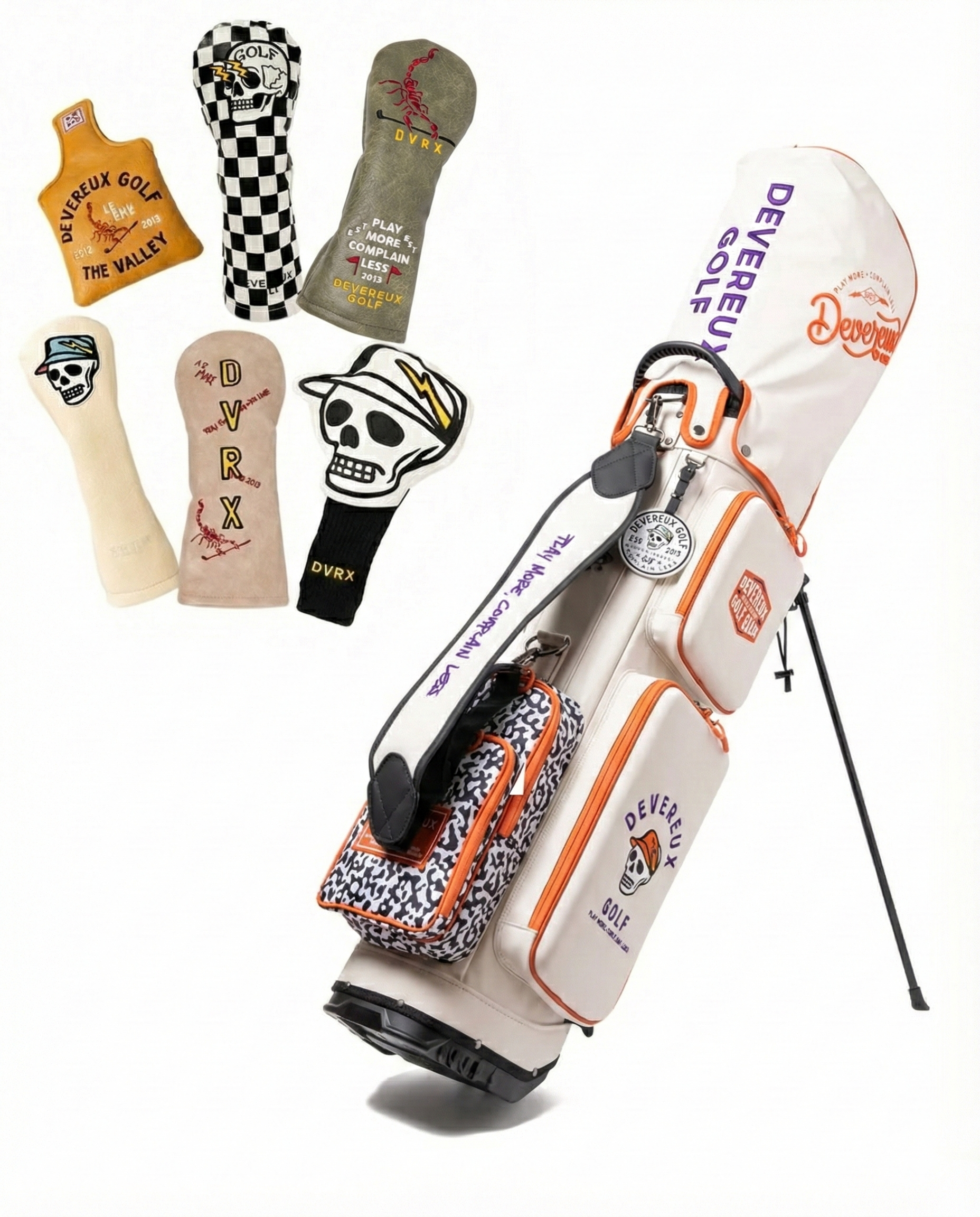 CB white & Head covers SET