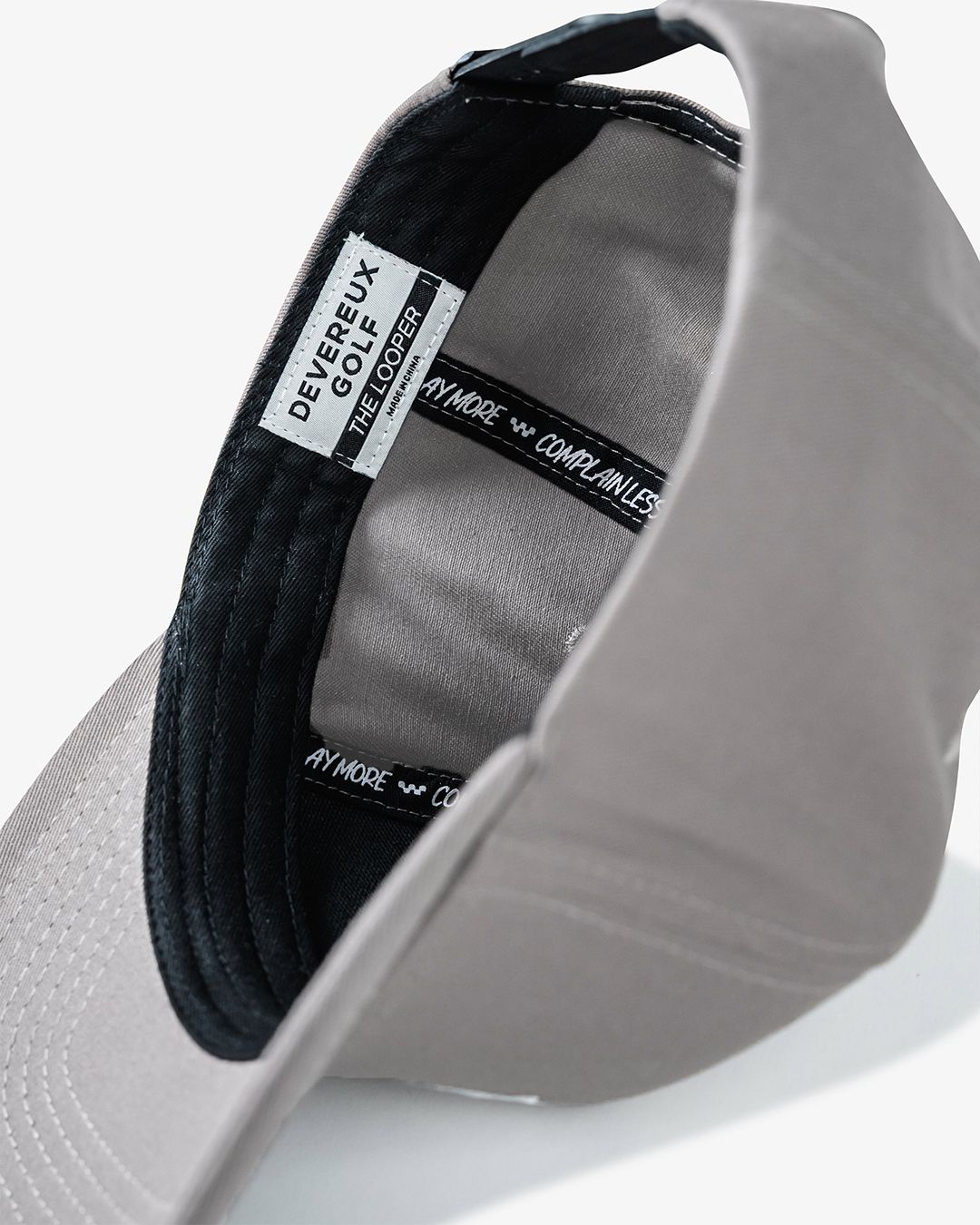 A Player Skull Caddy Hat 075362822-LIGHT GREY