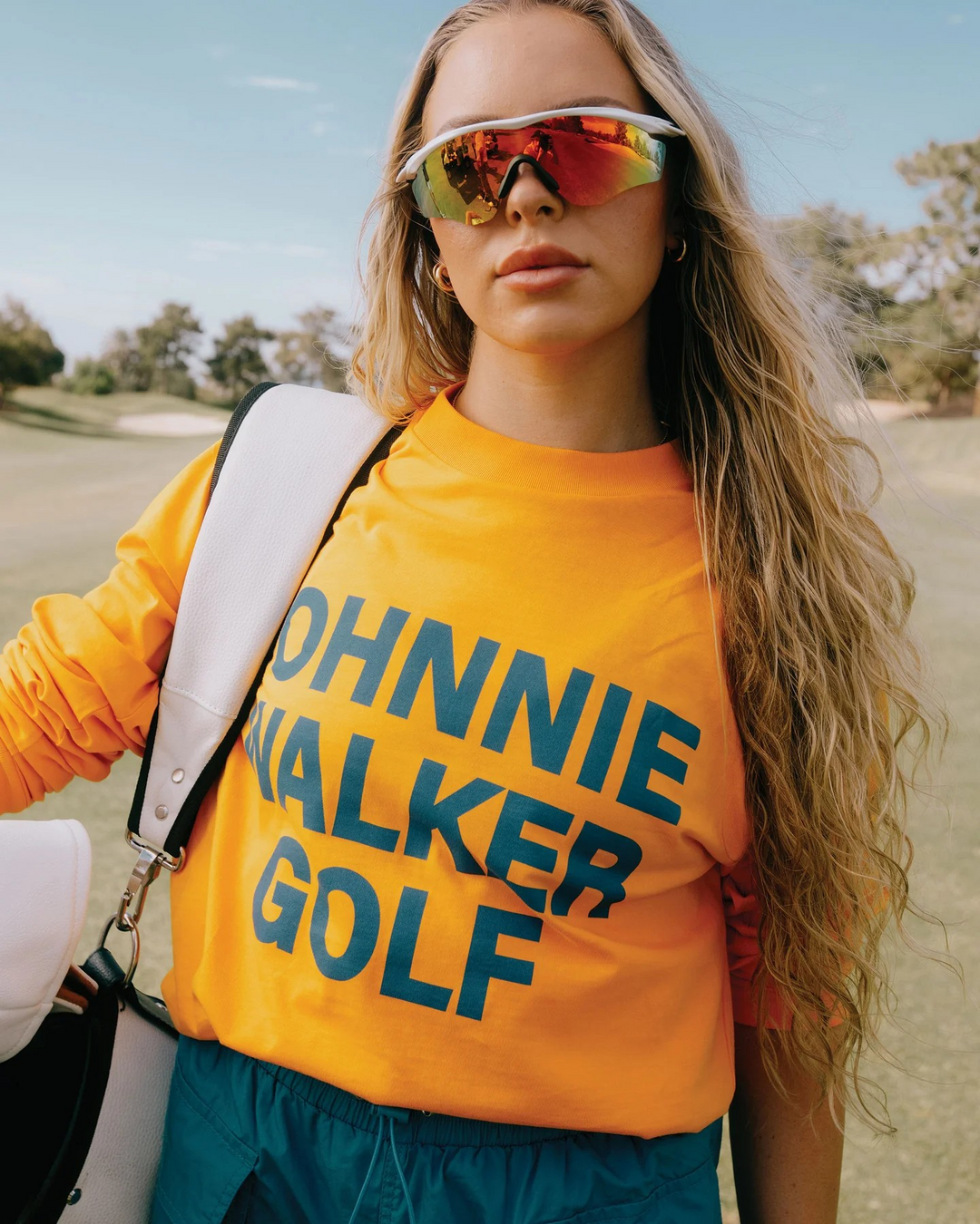 Johnnie Walker Golf Long Sleeve Tee 763532001-GOLD