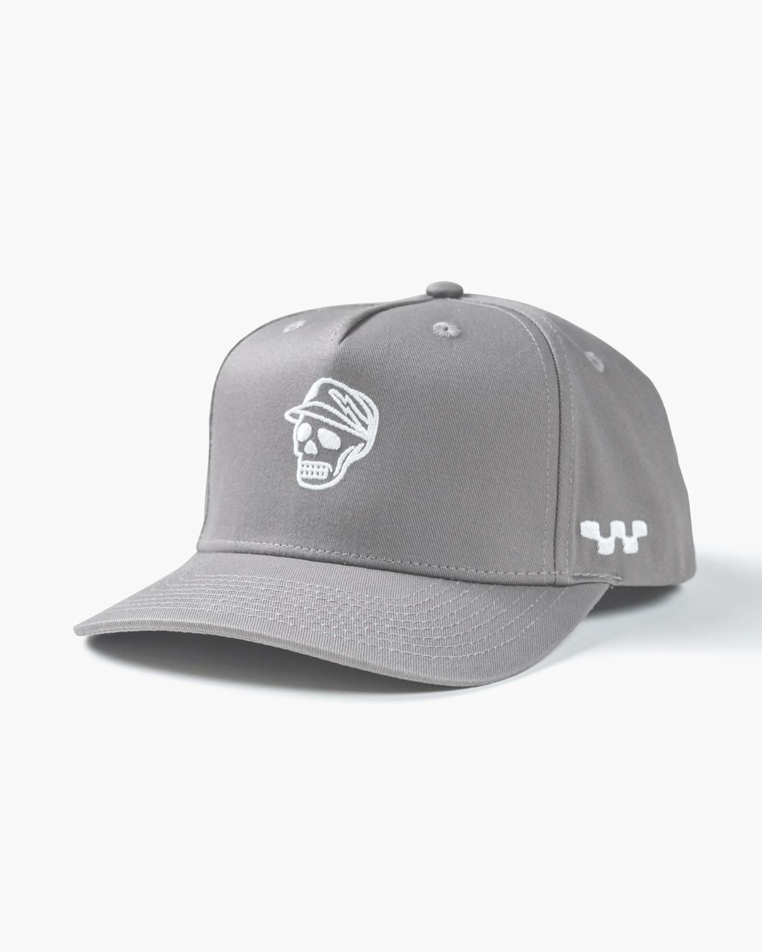 A Player Skull Caddy Hat 075362822-LIGHT GREY