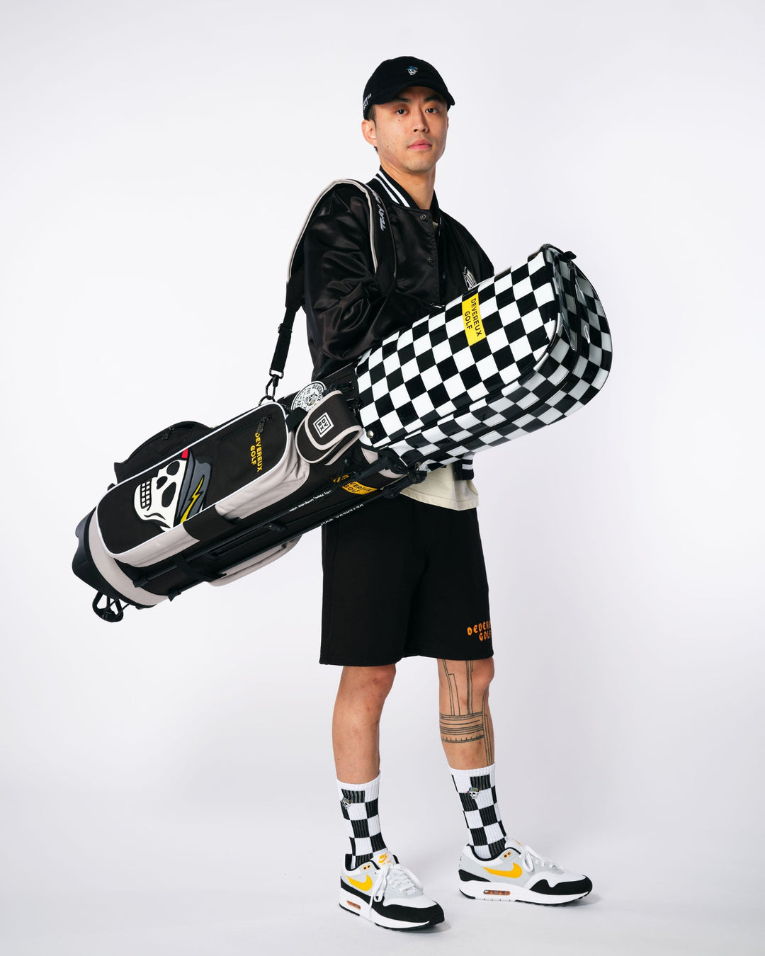 Satin Black Bomber Jacket 763432103-BLACK