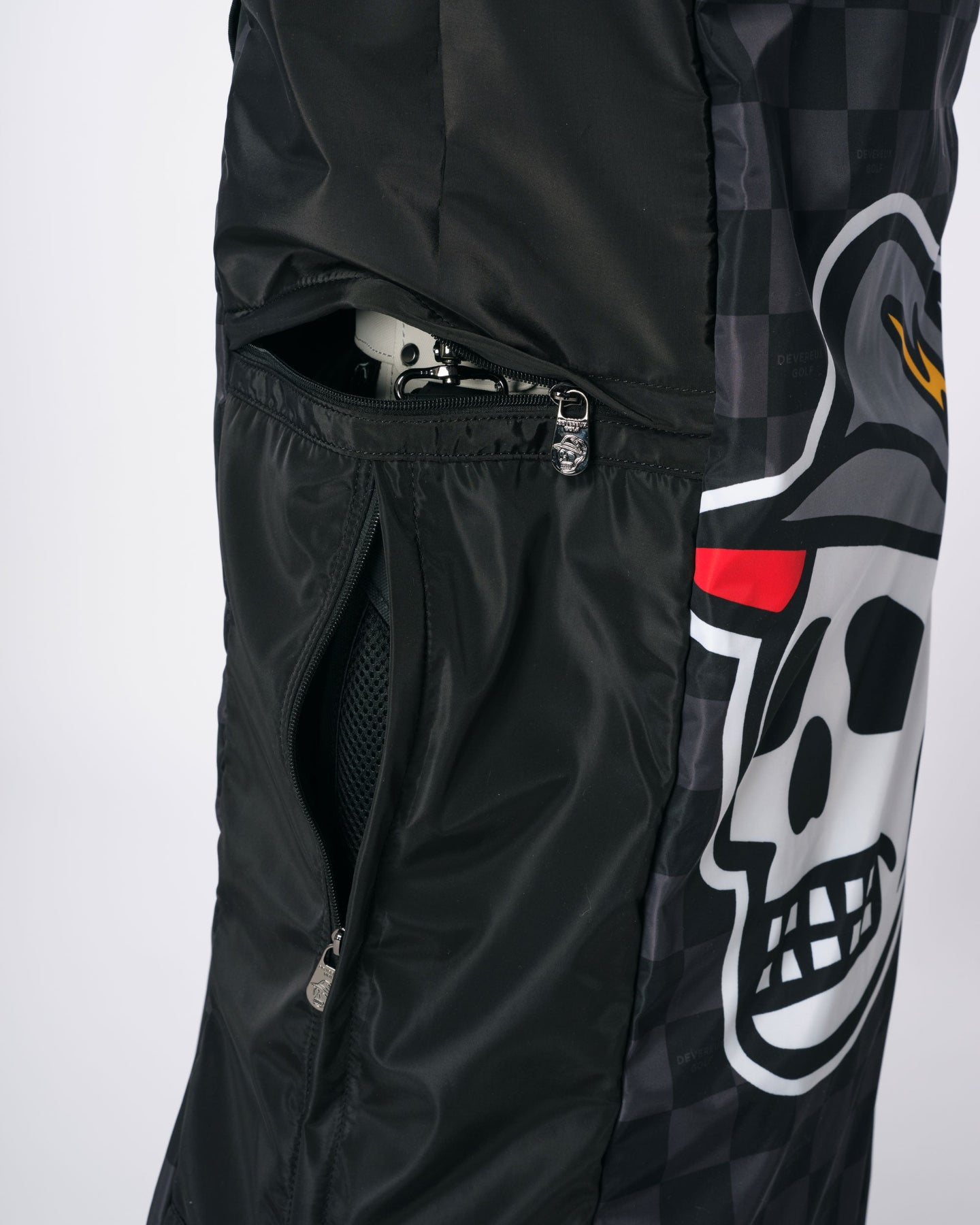 Skull Checker Travel Cover 763472825-BLACK