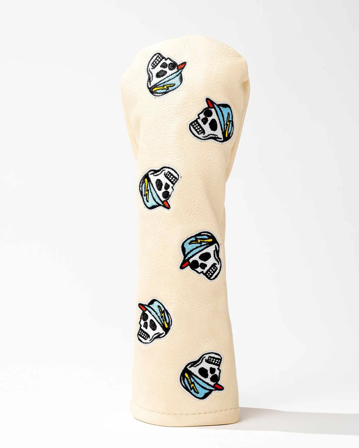 Icon skull Fairway Head cover 075754841-BONE