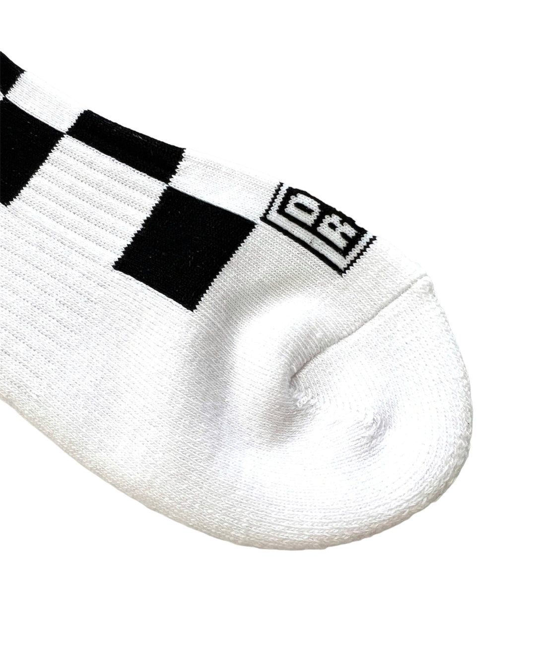MEN FLAG CHECK REGULAR Socks 763472801-WHITE/BLACK